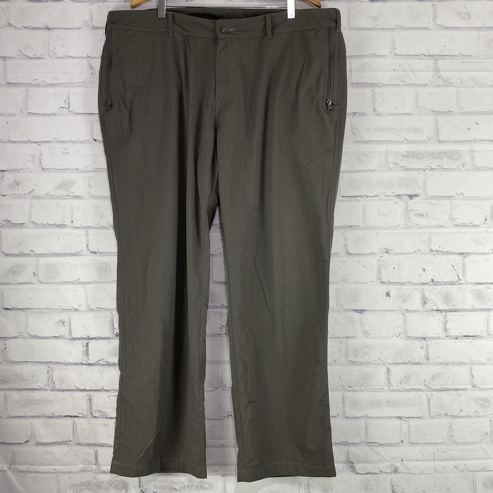 Clothing Arts Pants Men's Size 42 (42x32) Travel Pants Pick-Pocket‎ Proof Gray